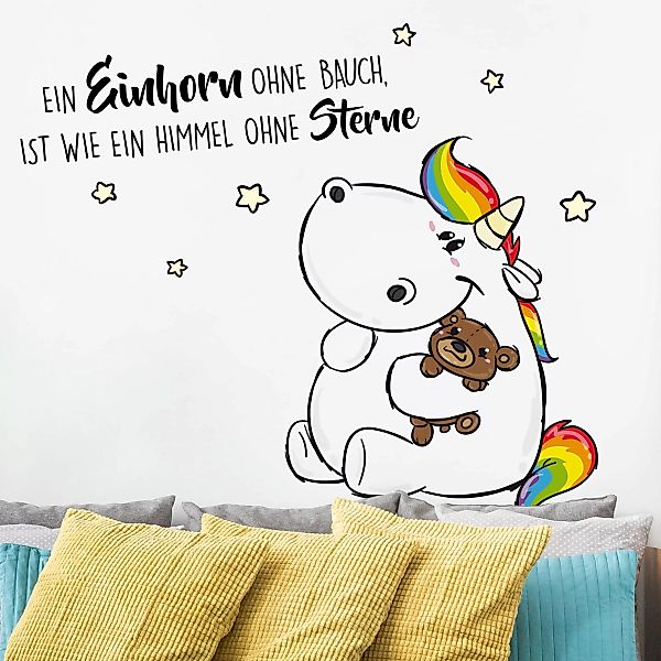 Wandtattoo Kinderzimmer Pummeleinhorn - Himmel ohne Sterne günstig online kaufen