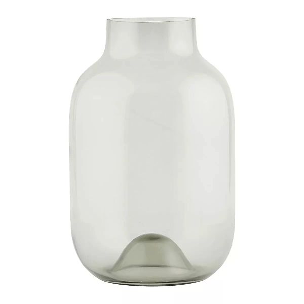 Klassische Vase Shaped aus Glas in Grau günstig online kaufen