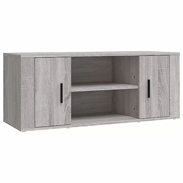 vidaXL TV-Schrank TV-Schrank Grau Sonoma 100x35x40 cm Spanplatte TV-Lowboar günstig online kaufen