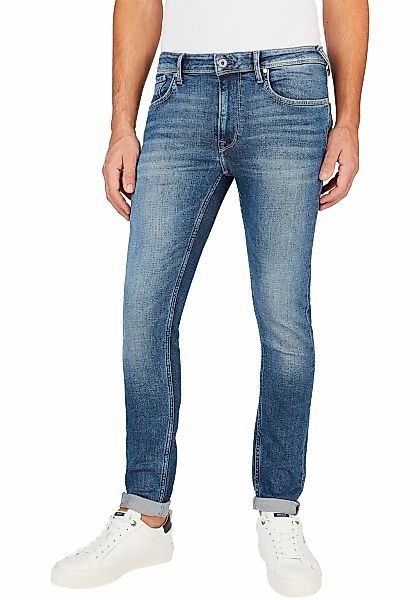 Pepe Jeans Slim-fit-Jeans "FINSBURY" Baumwoll-Stretch günstig online kaufen