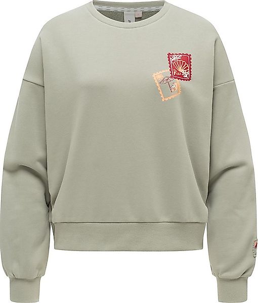 Ragwear Sweater Wuss PP lässiges oversized Damen Sweatshirt mit Print günstig online kaufen