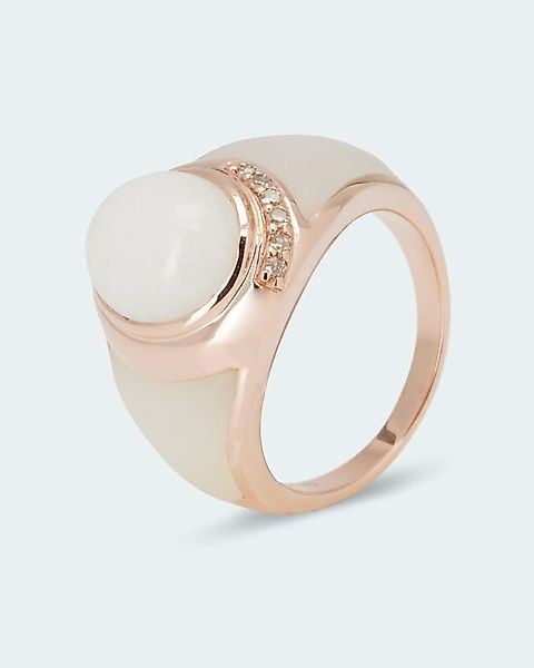 La Luna Design in Silber Ring mit Jade, Onyx & Diamanten günstig online kaufen