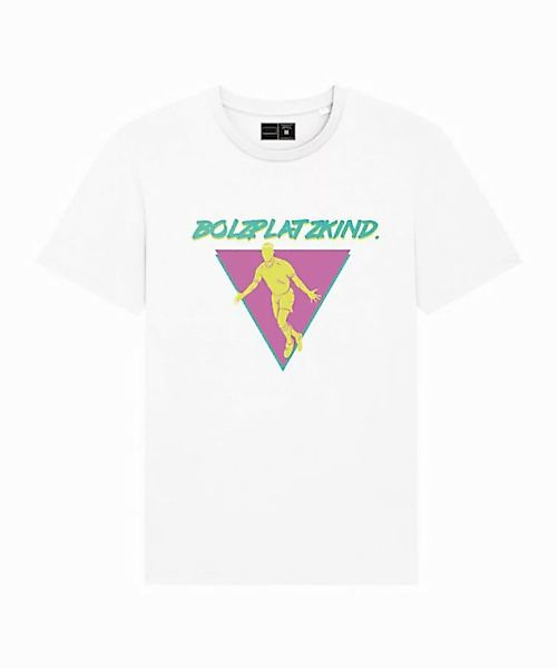 Bolzplatzkind T-Shirt "80er Jahre" Straddle T-Shirt Baumwolle günstig online kaufen