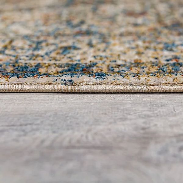 FLAIR RUGS Teppich »Sibyl Vintage«, rechteckig, 7 mm Höhe, aus recyceltem M günstig online kaufen
