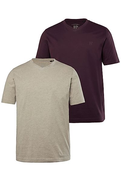 JP1880 T-Shirt T-Shirts Basic 2er-Pack V-Ausschnitt günstig online kaufen