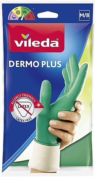 Vileda Latexhandschuhe Vileda Haushaltshandschuhe Dermo Plus günstig online kaufen