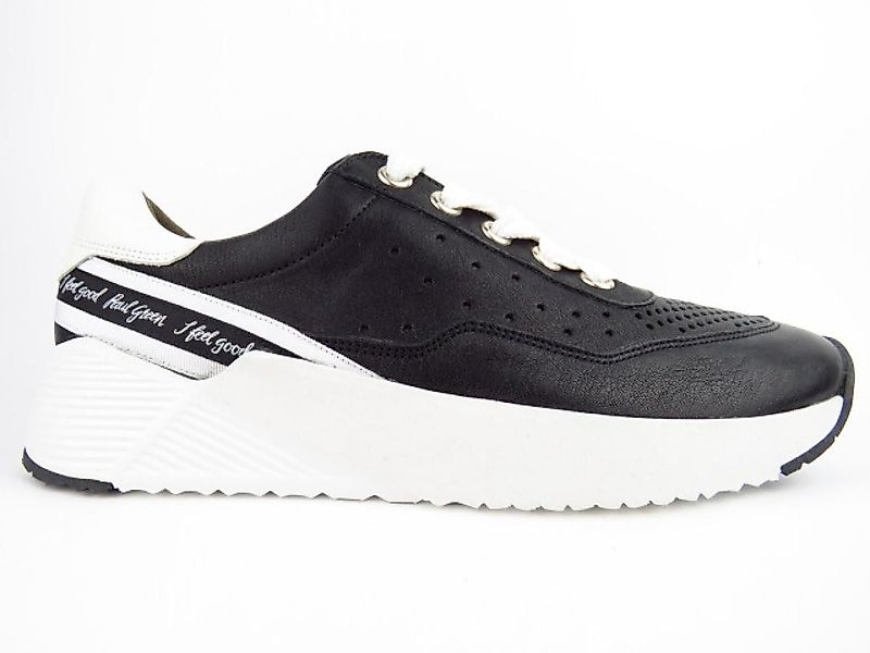 Paul Green Kid/Calf black/wihte Sneaker günstig online kaufen