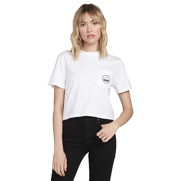 Volcom Pocket Dial Kurzärmeliges T-shirt S White günstig online kaufen