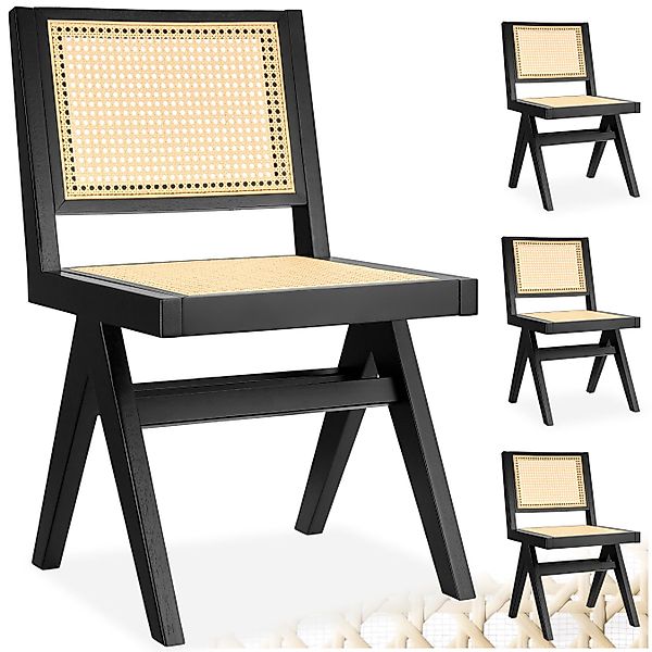 tectake Esszimmerstuhl Holzstuhl Lissy mit Wiener günstig online kaufen