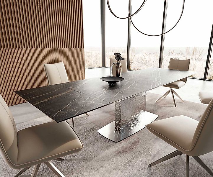 DELIFE Esstisch Edge, Keramik Laminam®Noir Desir günstig online kaufen
