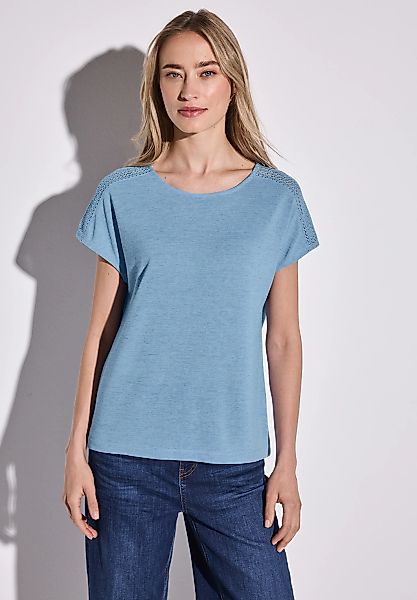 STREET ONE T-Shirt, mit U-Boot-Ausschnitt günstig online kaufen