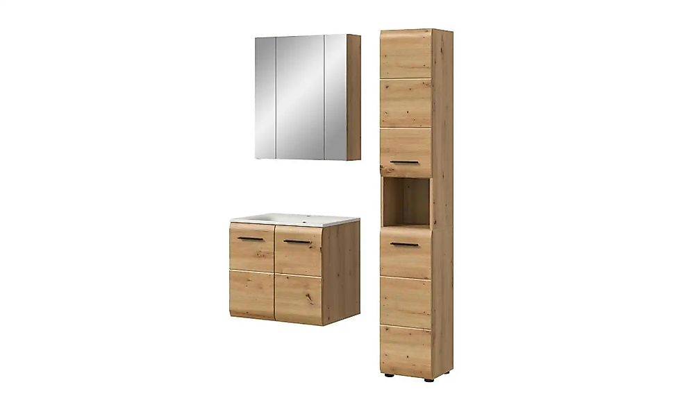 Badkombination  Igelsbachsee ¦ holzfarben ¦ Maße (cm): B: 105 H: 185 Schrän günstig online kaufen