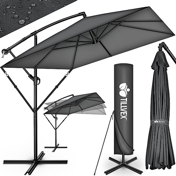 tillvex Sonnenschirm tillvex® Sonnenschirm eckig 235 günstig online kaufen
