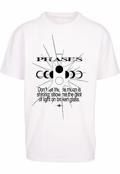 MisterTee Kurzarmshirt "MisterTee Unisex Moon Phases Tee" 1 Stk. tlg. günstig online kaufen