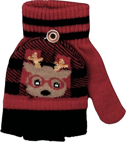 Capelli New York Strickhandschuhe Weihnachtliche Flip Top Handschuhe günstig online kaufen