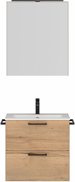 nobilia Badmöbel-Set "Tolvina" vormontiert, mit Soft-Close, 2 Stk. tlg. günstig online kaufen