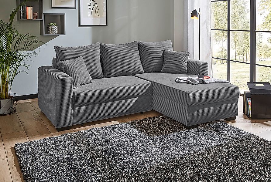 Jockenhöfer Gruppe Ecksofa »Elmau, L-Form, Breite 235cm«, inkl. Bettfunktio günstig online kaufen