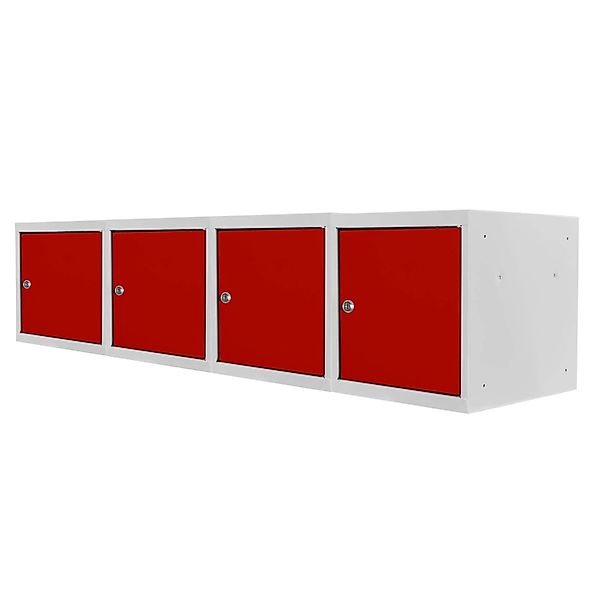 PROREGAL Mega Deal 4x Schließfachwürfel Blocky Mit Zylinderschloss & 2 Schl günstig online kaufen