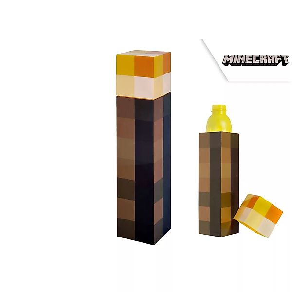 Minecraft - Trinkflasche In Minecraft Fackelform / Bottle günstig online kaufen