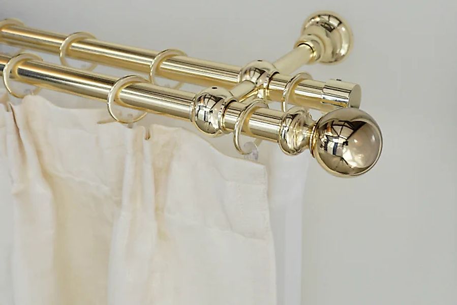 GARESA Gardinenstange »ANDREA« Ø 20 mm 2 läufig-läufig Wunschmaßlänge;Träge günstig online kaufen