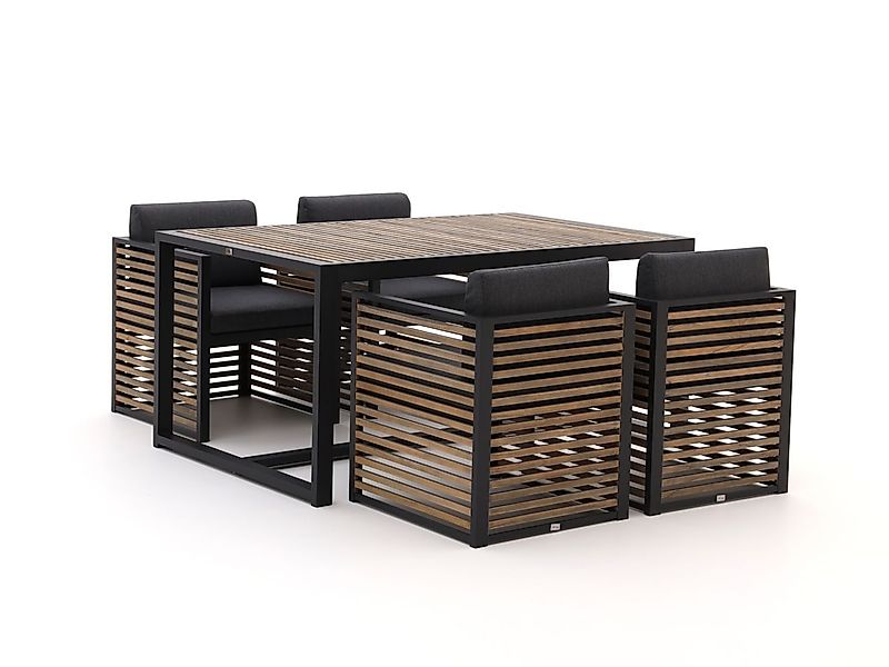 Bellagio Cadora 160 cm Gartenmöbel-Set 5-teilig günstig online kaufen