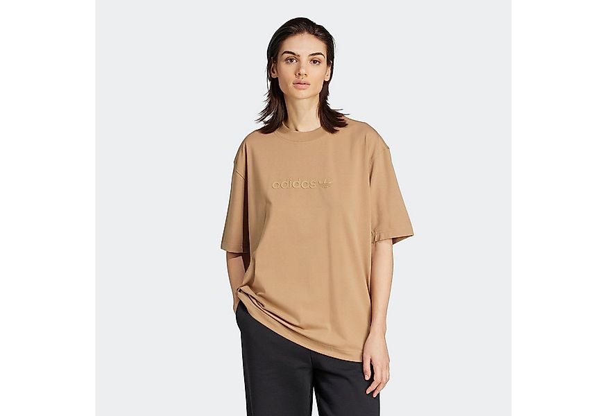 adidas Originals T-Shirt ESS LIN TEE OS Oversize-Passform, Halbarm, mit Run günstig online kaufen