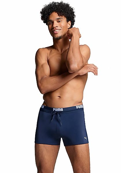 PUMA Badehose "PUMA SWIM MEN LOGO TRUNKS" elastischer Logobund mit integrie günstig online kaufen