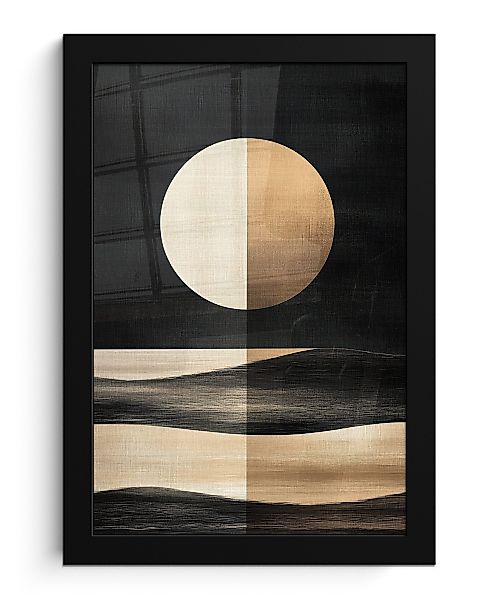 MuchoWow Poster Mond - Kreis - günstig online kaufen