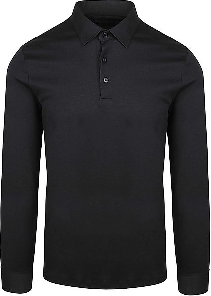 Desoto Longsleeve Poloshirt Essential Black - Größe 3XL günstig online kaufen