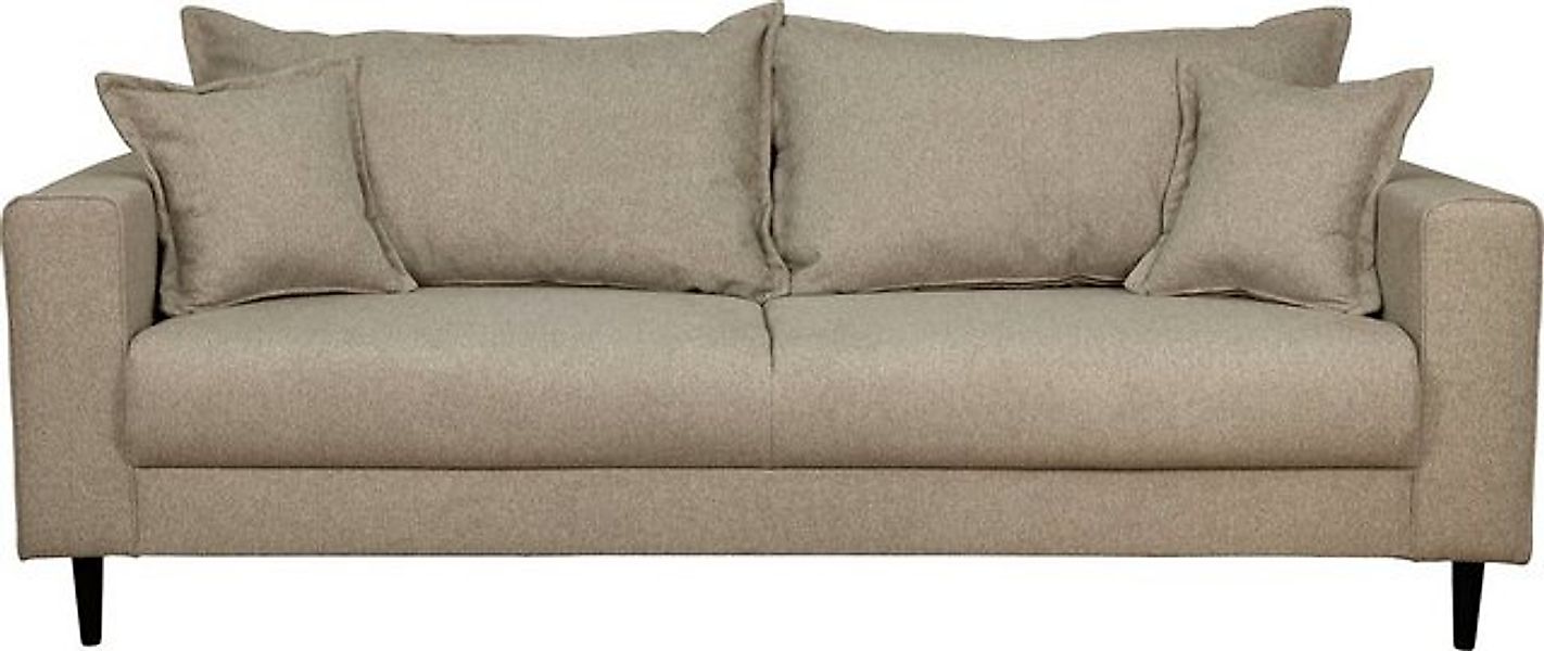 Home affaire 3-Sitzer "VEYRAS, hoher Sitzkomfort, Maße B/T/H: 212/84/76 cm" günstig online kaufen