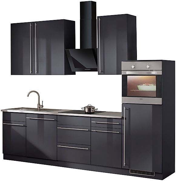 wiho Küchen Küchenzeile Chicago, mit E-Geräten, günstig online kaufen