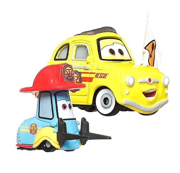 Disney Cars Spielzeug-Rennwagen Luigi & Guido JDG53 Disney Cars Race & Resc günstig online kaufen