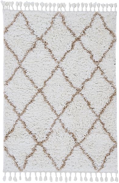 carpetfine Hochflor-Teppich »Eddy«, rechteckig, 30 mm Höhe, Shaggy, auch al günstig online kaufen