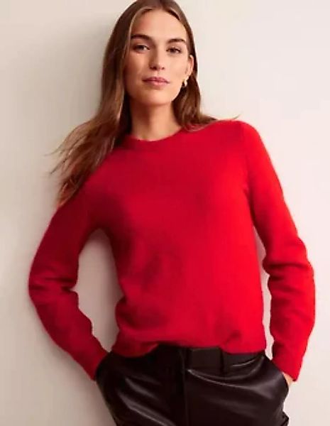 Flauschiger Pullover mit Schleife am Rücken Damen Boden, Pepperoni günstig online kaufen