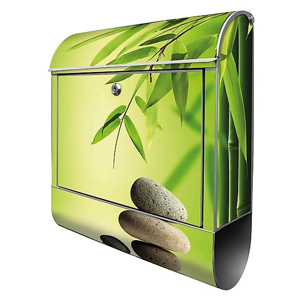 Banjado Design Briefkasten Silber Pulverbeschichtet 39x47x14cm 2 Schlüssel günstig online kaufen