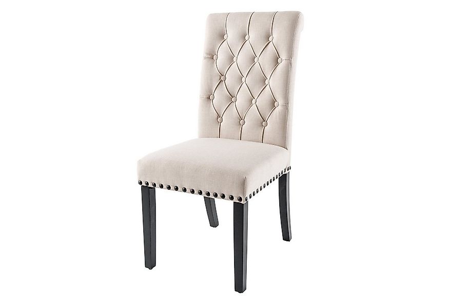 riess-ambiente Polsterstuhl CASTLE beige / schwarz (Einzelartikel, 1 St), E günstig online kaufen