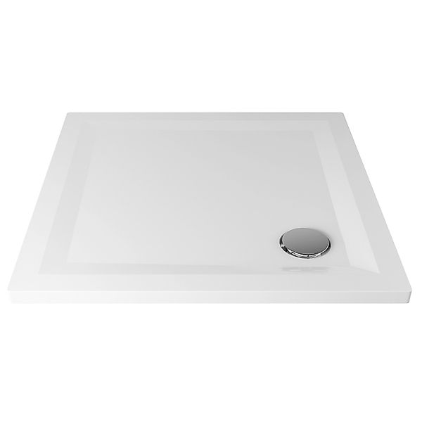 Breuer Duschwanne Extraflach Flat Line Design Quadrat 90 cm x 90 cm Weiß günstig online kaufen