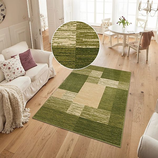 my home Teppich "Melvin" rechteckig 8 mm Höhe schön weich, Kurzflor Teppich günstig online kaufen