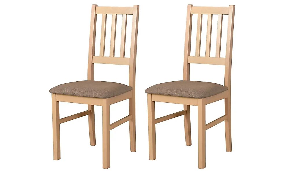 Esszimmerstuhl 2er-Set   ¦ beige ¦ Maße (cm): B: 43 H: 94 Stühle > Küchenst günstig online kaufen
