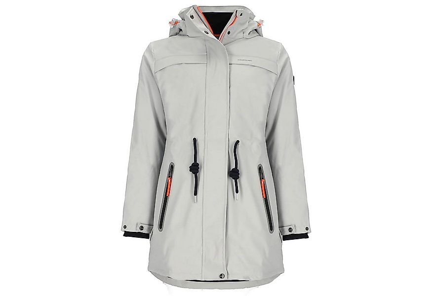 Coastguard Regenmantel Damen PU-Kurzmantel mit Futter - Mantel mit abnehmba günstig online kaufen