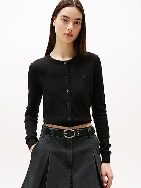 Tommy Jeans Strickjacke TJW ESSENTIAL CREW NECK CARDIGAN günstig online kaufen