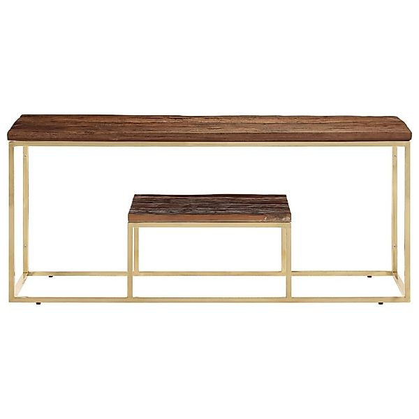 vidaXL Ablagetisch, Couchtisch Golden Edelstahl und günstig online kaufen