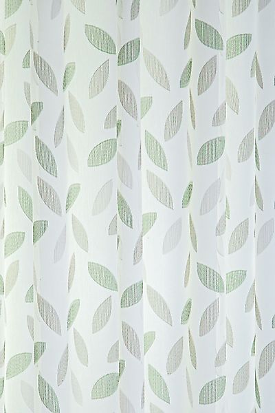 HOMING Gardine "Keela" verdeckte Schlaufen 1 Stk. tlg. Blätter, floral, Blu günstig online kaufen