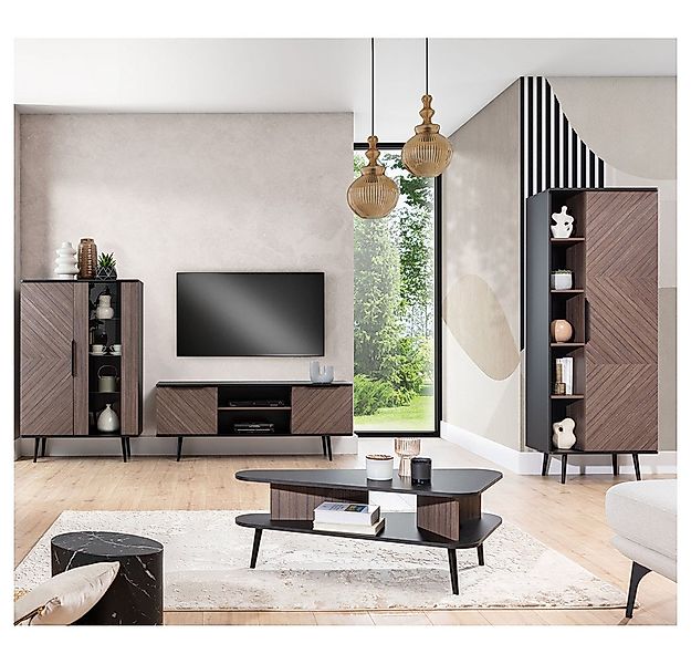 Lomadox Wohnzimmer-Set PRETORIA-132, (Mega-Spar-Set, 4-St., 4-tlg), Wohnmöb günstig online kaufen