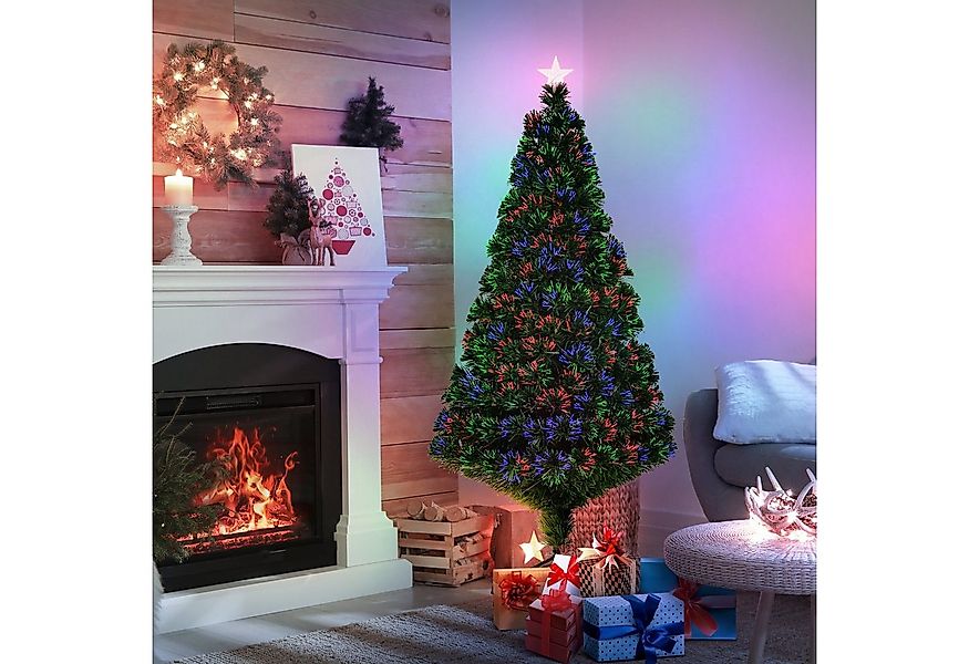 HOMCOM Künstlicher Weihnachtsbaum Weihnachtsbaum, Christbaum, Tannenbaum LE günstig online kaufen