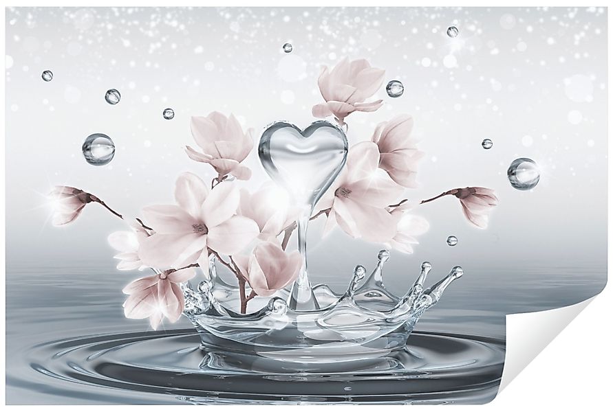 Wallarena Fototapete Blumen Magnolie 3D Vlies günstig online kaufen