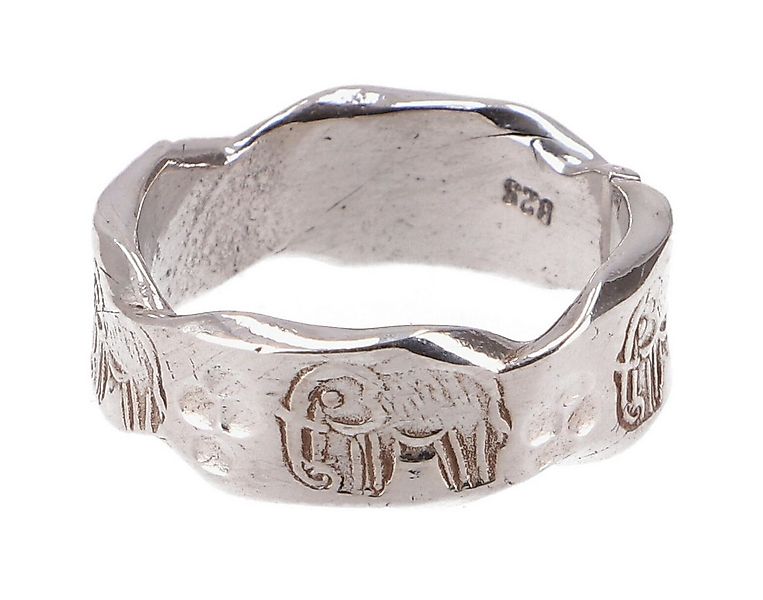 Guru-Shop Silberring Silberring, Boho Style Ethno Ring, Daumenring -.. günstig online kaufen
