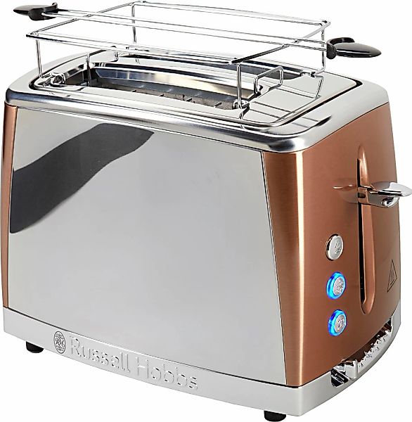 RUSSELL HOBBS Toaster "Luna Copper Accents 24290-56" 2 lange Schlitze für 2 günstig online kaufen