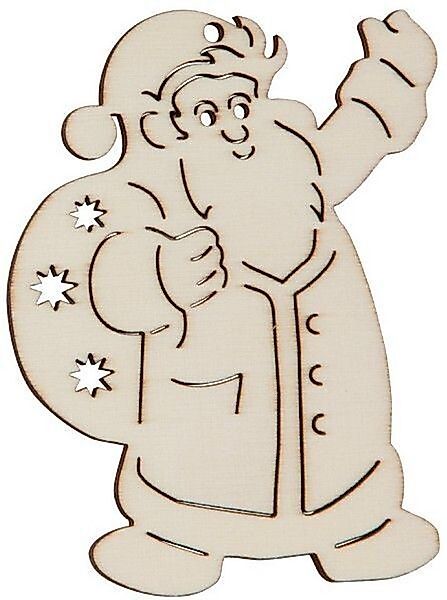 Hofmeister Fensterbild Hofmeister Kinder Fensterbild Weihnachtsmann aus Hol günstig online kaufen