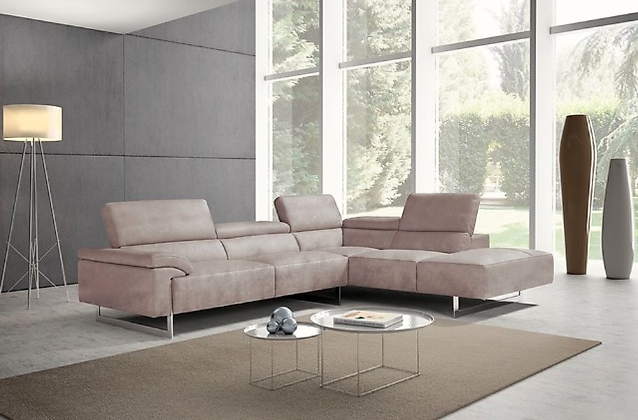 Egoitaliano Ecksofa »Malika, elegant und bequem, Designsofa, L-Form« mit Ot günstig online kaufen